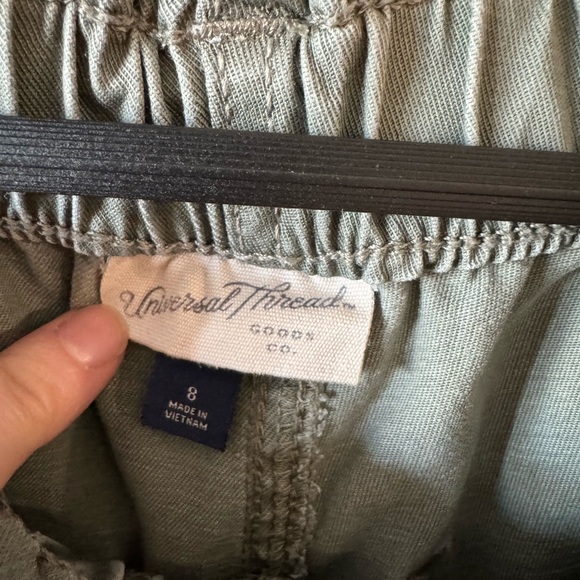 Green straight jeans with stretchy waistband - Picture 3 of 3